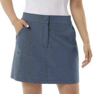 NWT‎ 32 Degrees Women's Tech Skort Blue(Vintage Indigo) L